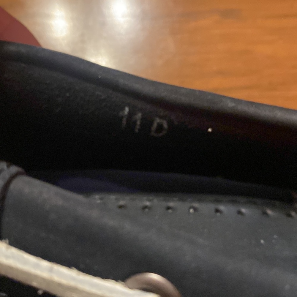 Joseph Abboud. Boat shoes. Navy blue and white. Size 11. - Picture 8 of 9